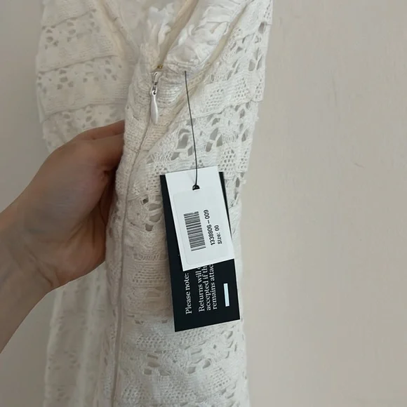 NWT Loveshackfancy Dua dress in antique white